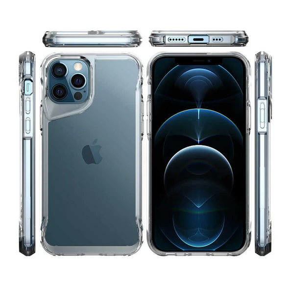 Apple iPhone 12 Pro Max Kılıf Zore T-Max Kapak - Resim 6