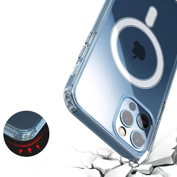 Apple iPhone 7 Plus Kılıf Şeffaf Sert PC Zore Embos Kapak - Resim 5