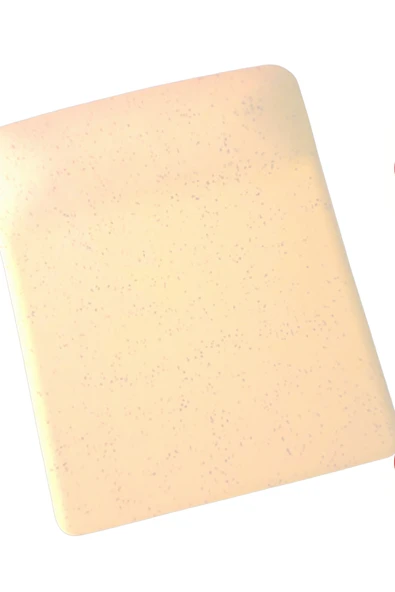 usin Pudra Pembe Kum Desen Bilek Destekli Kaymaz Taban Bilgisayar Notebook Mouse Pad -Bileklikli Mauspad ürün görseli 1