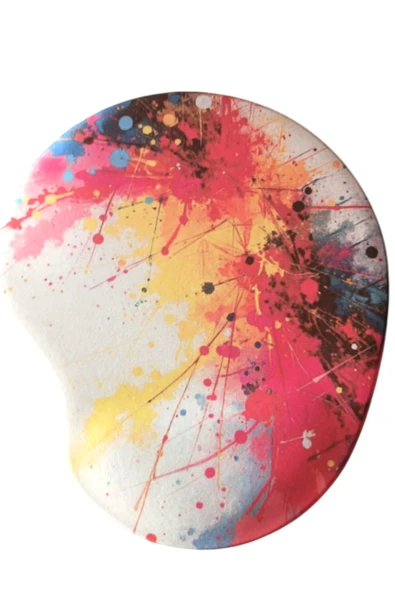 usin Karmaşa Desenli Bilek Destekli Mouse Pad+ Kablolu Mouse Bilgisayar Notebook PC Windows Uyumlu Mause ürün görseli 1