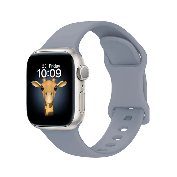 Apple Watch 7 45mm Zore KRD-131 Silikon Kordon Strap Kayış ürün görseli 1