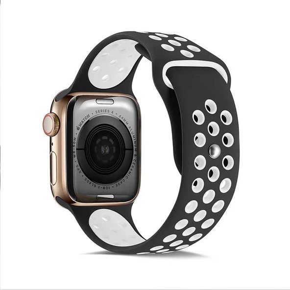 Apple Watch 38mm KRD-02 Silikon Kordon - Resim 2