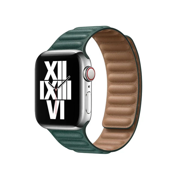 ​​​Apple Watch 38mm KRD-34 Deri Kordon - Resim 4