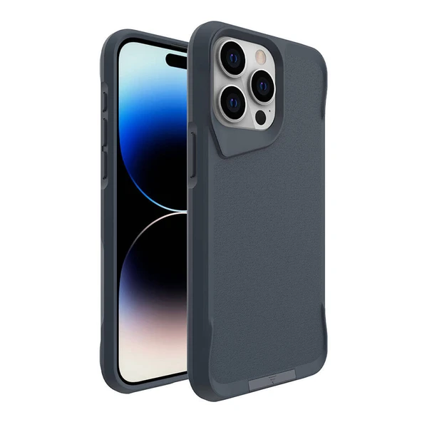 Apple iPhone 15 Pro Max Kılıf Zore Airbag Kenarlı T-Max Mat Standlı Kapak ürün görseli 1