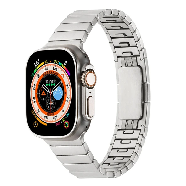 Apple Watch 7 41mm Zore KRD-82 Metal Kordon ürün görseli 1