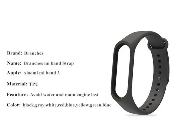 Xiaomi Mi Band 3 Silikon Kordon - Resim 2