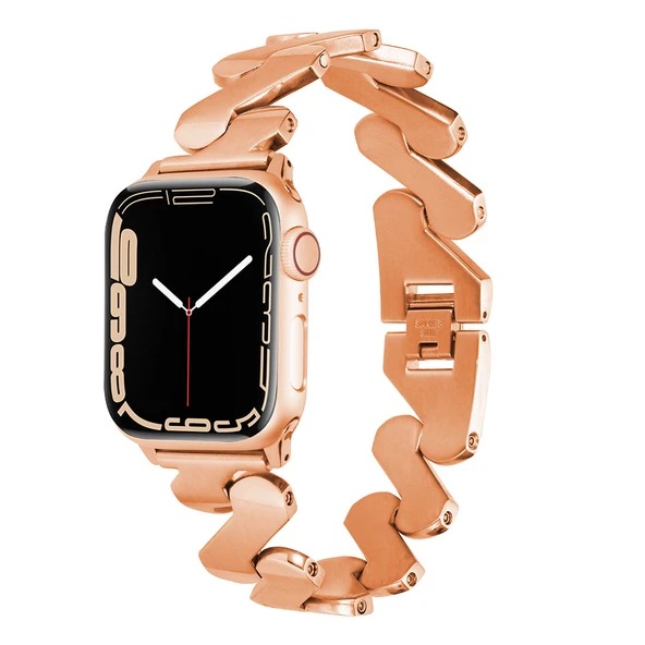 ​​​Apple Watch 44mm Kordon KRD-80 Metal Strap Kayış ürün görseli 1