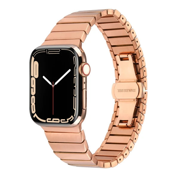 ​​​Apple Watch 44mm Kordon KRD-79 Metal Strap Kayış ürün görseli 1