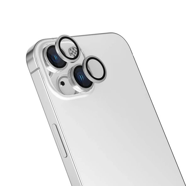Apple iPhone 16 Plus Zore Safir CL-15 Parmak İzi Bırakmayan Anti-Reflective Kamera Lens Koruyucu ürün görseli 1