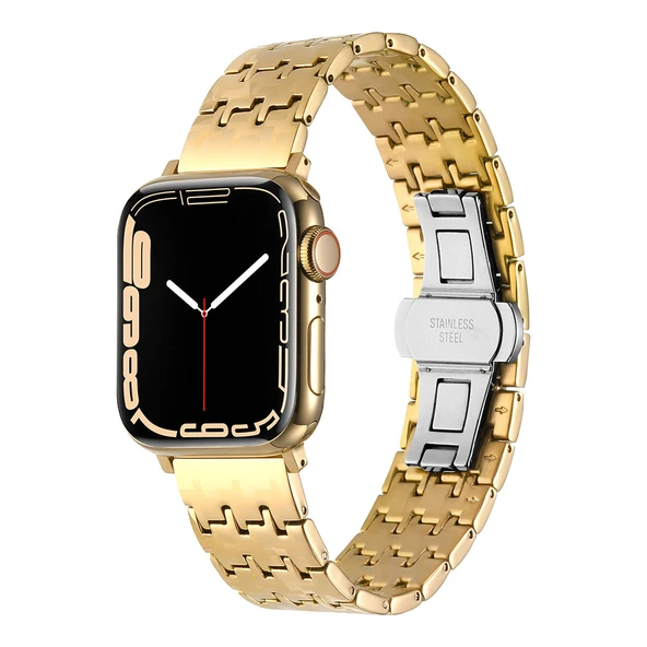 Apple Watch 7 45mm Zore KRD-86 Metal Kordon ürün görseli 1