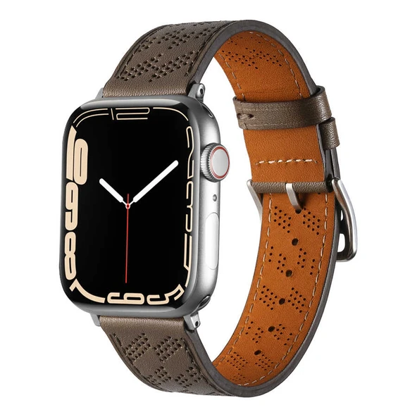 ​​​Apple Watch 38mm KRD-76 PU Deri Kordon Strap Kayış ürün görseli 1