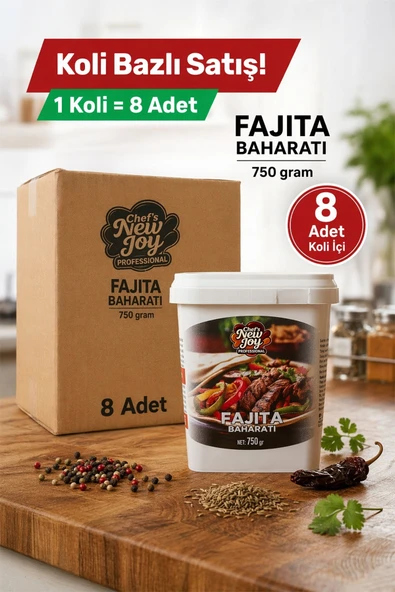 Fajita Baharatı 750 G x 8 Adet - 1 Koli (Koli Bazlı Avantaj Paketi) ürün görseli 1