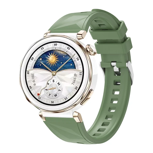 Huawei Watch GT5 Pro 42mm Zore KRD-129 Silikon Kordon Strap Kayış ürün görseli 1
