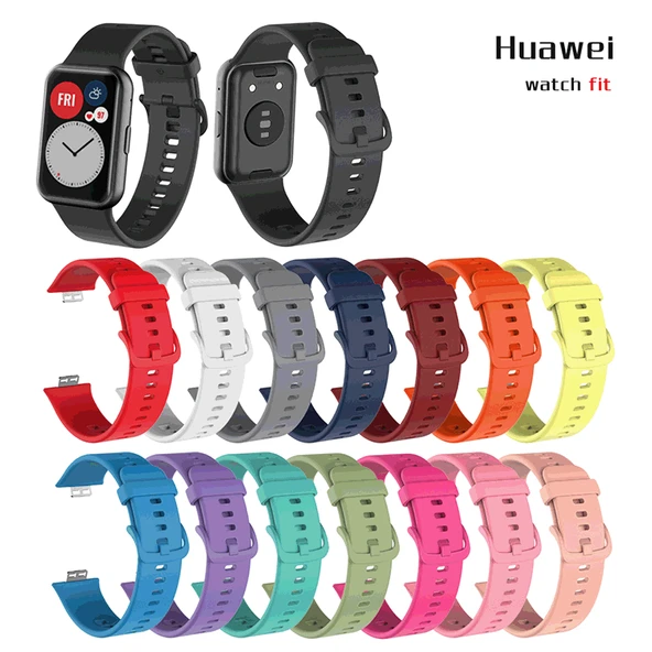 Huawei Watch Fit KRD-43 Silikon Kordon - Resim 5