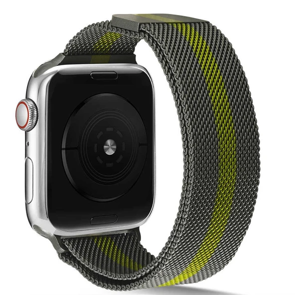 Apple Watch 42mm KRD-40 Metal Kordon - Resim 3