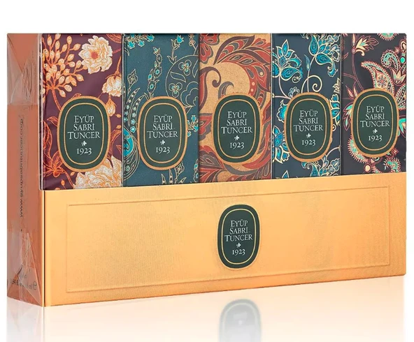 Eyüp Sabri Tuncer Özel Seri Cam Şişe Kolonya Seti 5 x 16 ml ürün görseli 1