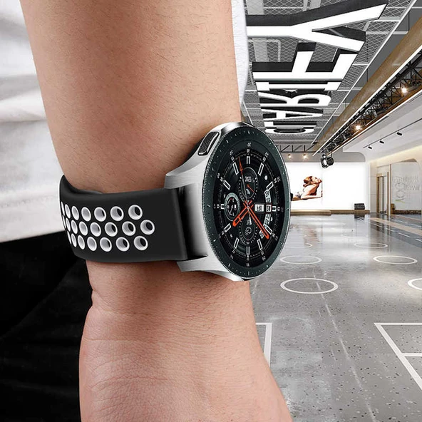 Gear S2 (20mm) KRD-02 Silikon Kordon - Resim 3