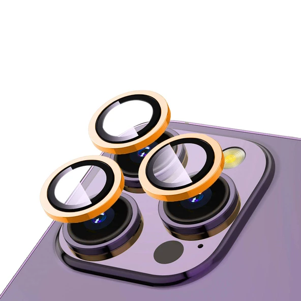 Apple iPhone 15 Pro Zore CL-12 Premium Safir Parmak İzi Bırakmayan Anti-Reflective Kamera Lens Koruyucu ürün görseli 1