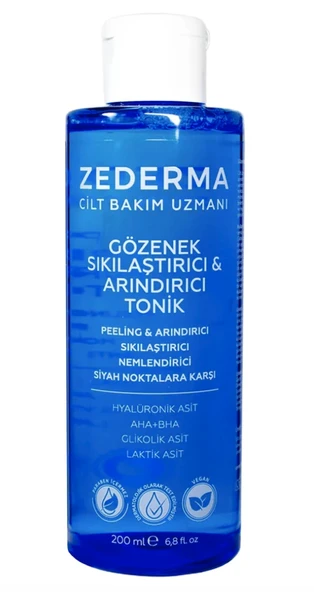 Zederma Gözenek Sıkılaştırıcı Ve Arındırıcı Tonik 200 ml ürün görseli 1