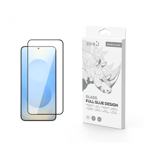 Galaxy S25 Zore Rika Premium Temperli Cam Ekran Koruyucu ürün görseli 1