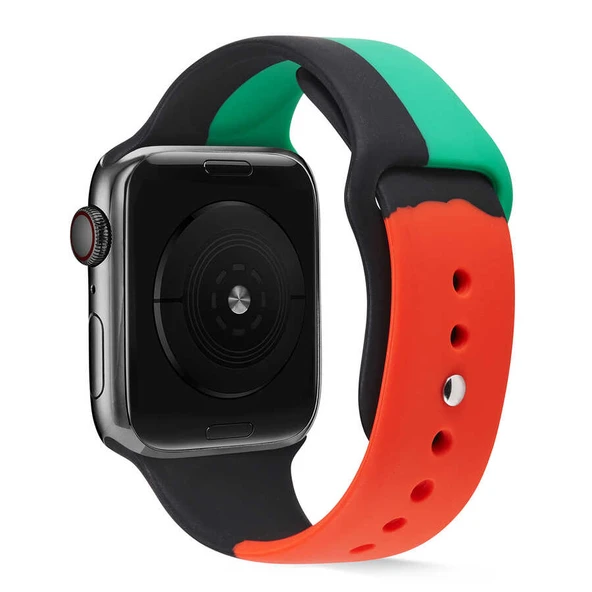 Apple Watch 42mm KRD-39 Silikon Kordon - Resim 2