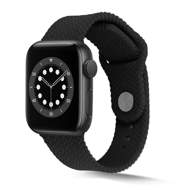 Apple Watch 44mm KRD-37 Silikon Kordon - Resim 11