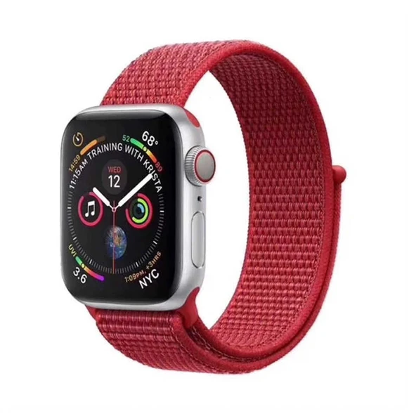 Apple Watch 44mm Zore KRD-03 Hasır Kordon ürün görseli 1