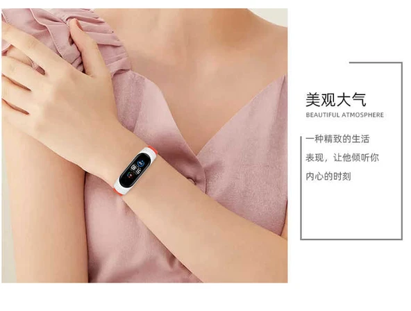 Xiaomi Mi Band 4 KRD-49 Örgü Kordon - Resim 11