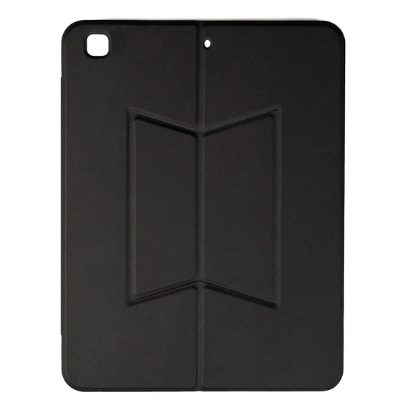 Apple iPad 10.2 (8.Nesil) Zore Border Keyboard Bluetooh Bağlantılı Standlı Klavyeli Tablet Kılıfı ürün görseli 1