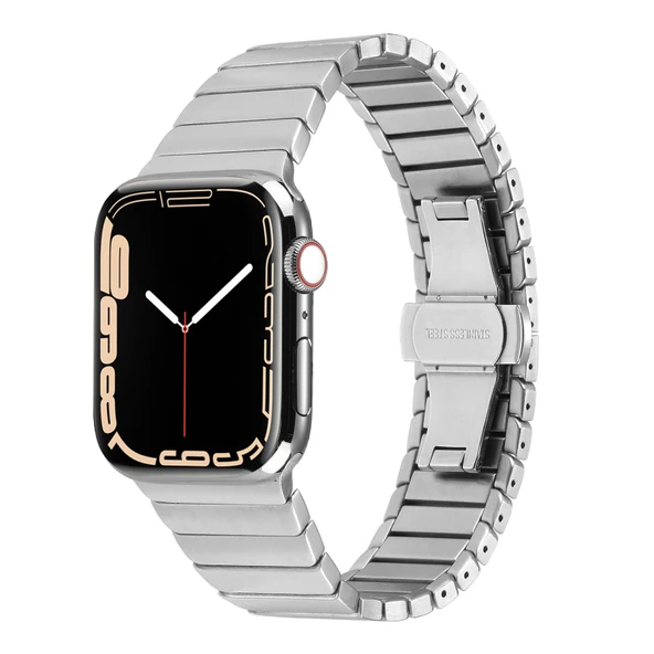 ​​​Apple Watch Ultra 49mm Kordon KRD-79 Metal Strap Kayış ürün görseli 1