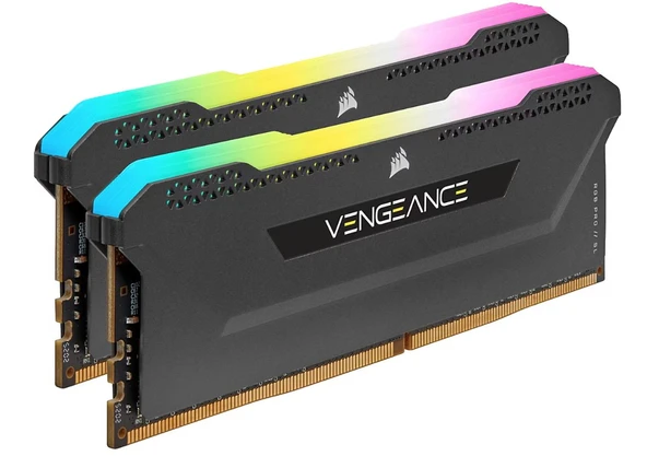 Corsair Vengeance RGB Pro SL 16 GB (2x8) DDR4 3600 MHz CL18 CMH16GX4M2Z3600C18 Ram OUTLET ürün görseli 1