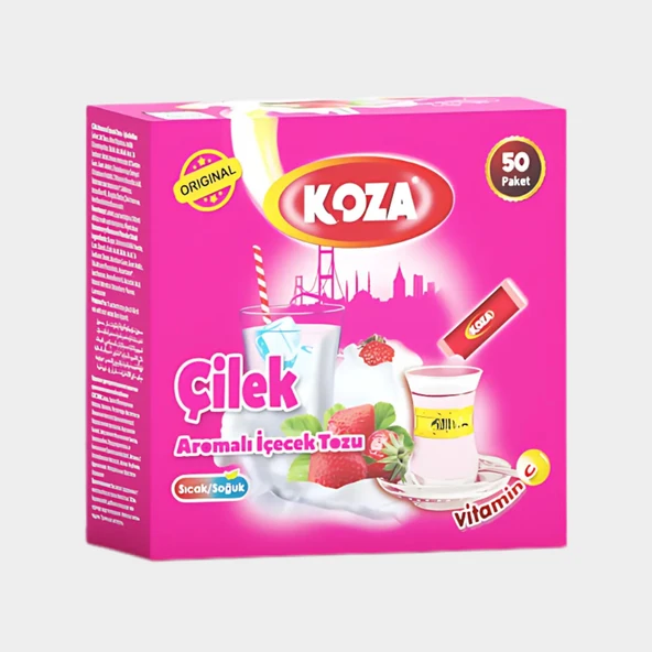 Tek İçimlik Çilek Aro. İçecek Tozu (50 Stick) ürün görseli 1