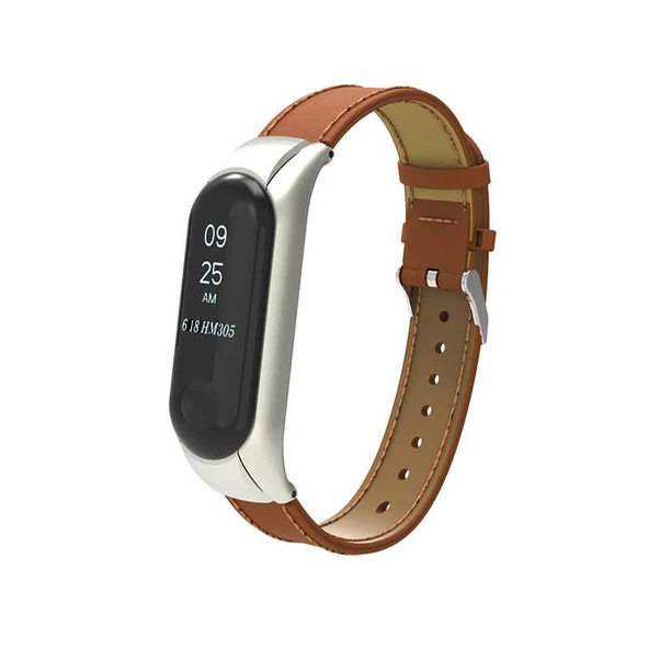 Xiaomi Mi Band 3 KRD-07 Deri Kordon ürün görseli 1
