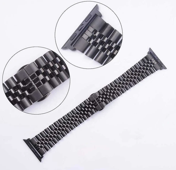 Apple Watch 38mm KRD-36 Metal Kordon - Resim 2