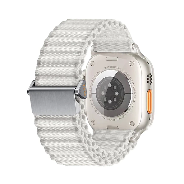 Apple Watch Ultra 49mm Zore KRD-123 Naylon Kumaş Hasır Örgülü Kordon ürün görseli 1