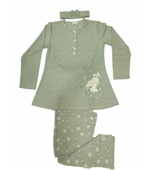 FLZ 24365 Kışlık Lohusa Uzun Kol  Pijama Takım ürün görseli 1