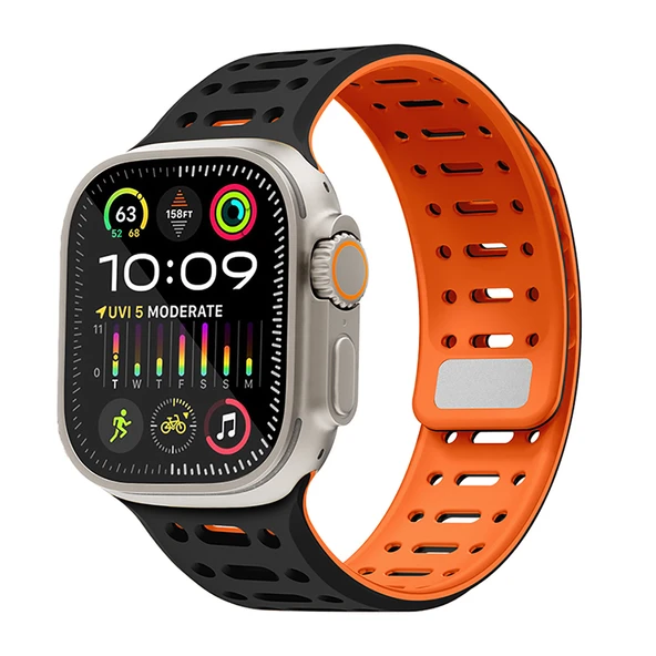 Apple Watch Ultra 49mm Zore KRD-124 Silikon Kordon Strap Kayış ürün görseli 1