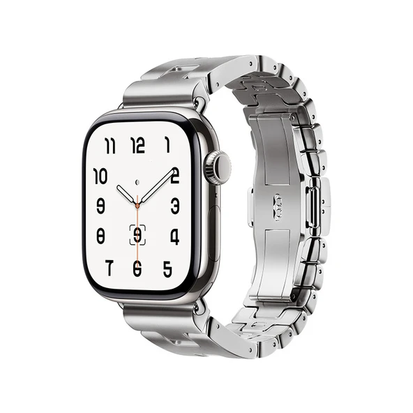 Apple Watch 44mm Zore KRD-125 Metal Kordon Strap Kayış ürün görseli 1