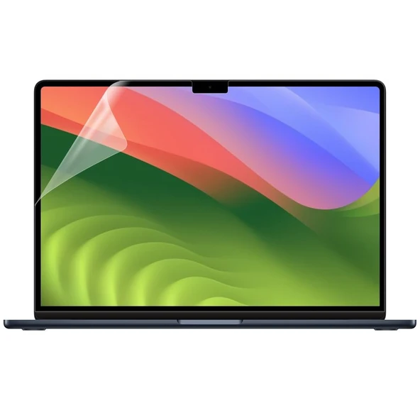 Macbook Air 13 Inç M3-M4 Tam Uyumlu Esnek 9H Nano Ekran Koruyucu ürün görseli 1