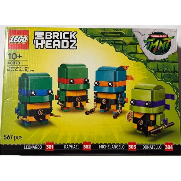 LEGO 40878  Brıckheadz Teenage Mutant Nınja Turtles Fıgures ürün görseli 1