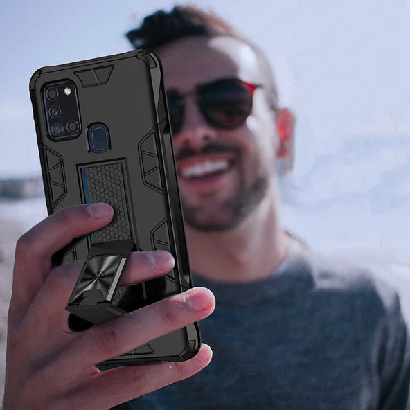 Galaxy A21S Kılıf Zore Volve Kapak - Resim 11