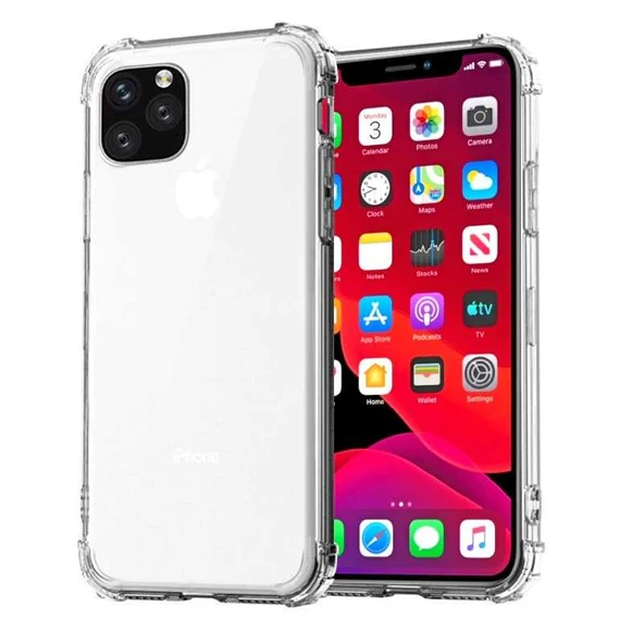 Apple iPhone 12 Kılıf Zore Nitro Anti Shock Silikon ürün görseli 1