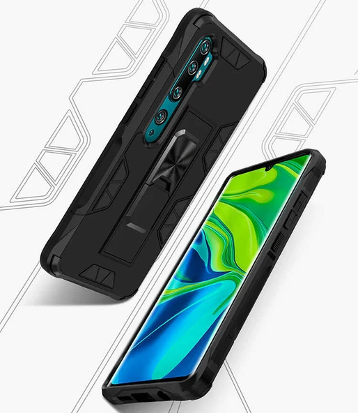 Xiaomi Mi Note 10 Lite Kılıf Zore Volve Kapak - Resim 2