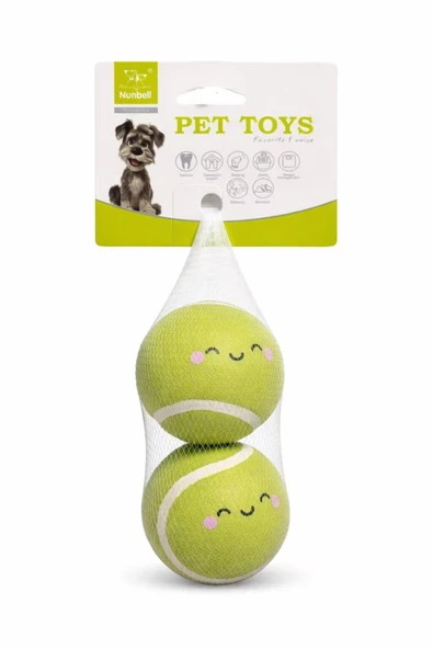 Nunbell Tenis Topu 7.5 cm 2 li ürün görseli 1