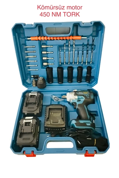 HAKTAŞ high tech & superquality HAKTAŞ HİGH TECH & SÜPERQUALİTY Akülü Somun Sökmen 450 Tork ürün görseli 1
