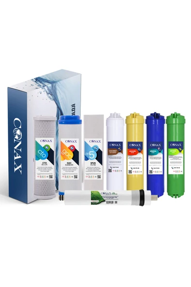 Conax Açık Kasa 8 Aşama –Conax Elit Membran Orijinal Filtre Seti ürün görseli 1