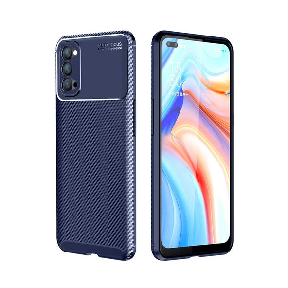 Oppo Reno 4 Kılıf Zore Negro Silikon Kapak ürün görseli 1