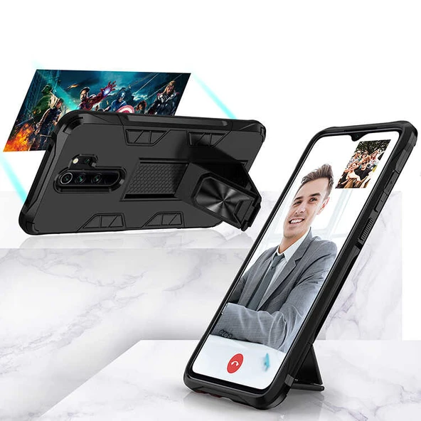 Xiaomi Redmi Note 8 Pro Kılıf Zore Volve Kapak - Resim 9