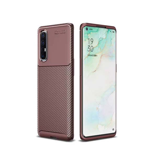 Oppo Reno 3 Pro 5G Kılıf Zore Negro Silikon Kapak ürün görseli 1