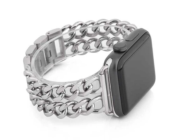 ​​​Apple Watch 38mm Cowboy Metal Kordon - Resim 6